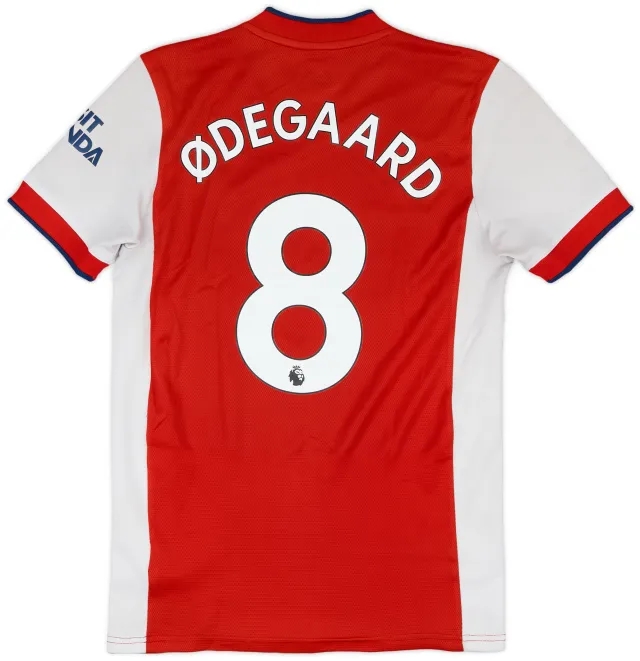 2021-22 Arsenal Home Shirt Odegaard #8 - 6/10 - (S)