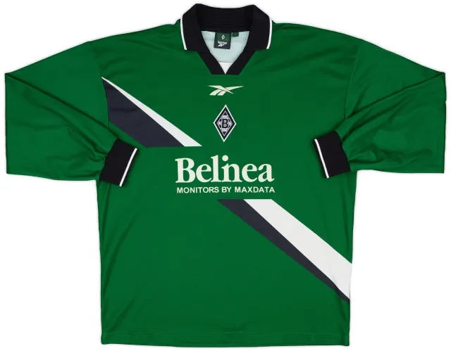 1999-00 Borussia Monchengladbach Match Issue Home L/S Shirt #14