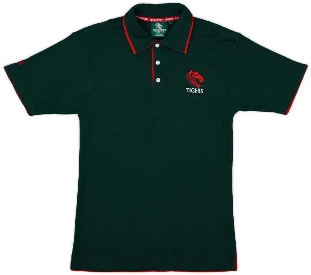 2000s Leicester Tigers Rugby Polo Shirt - 9/10 - (XL.Boys)