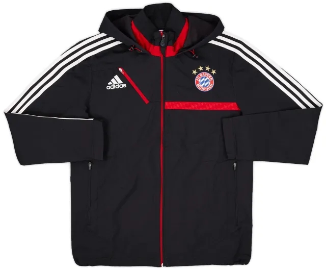 2013-14 Bayern Munich adidas Hooded Track Jacket - 10/10 - (M/L)