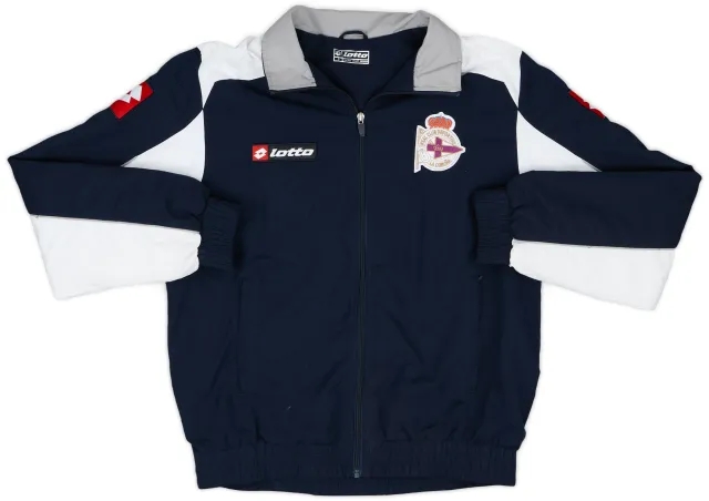 2012-13 Deportivo Lotto Track Jacket - 8/10 - (S)