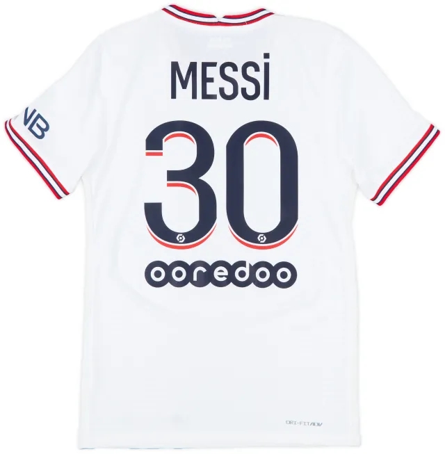 2021-22 Paris Saint-Germain Authentic Fourth Shirt Messi #30 - 10/10 - (S)