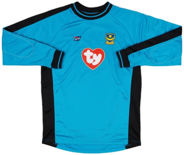 2002-03 Portsmouth GK Shirt - 9/10 - (L)