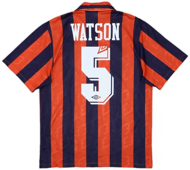 1992-94 Everton Away Shirt Watson #5 - 7/10 - (M)