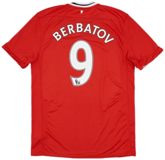 2011-12 Manchester United Home Shirt Berbatov #9 - 5/10 - (L)