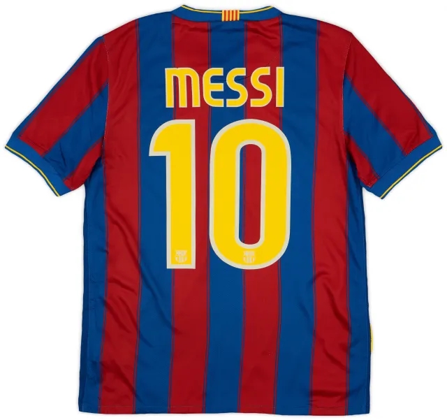 2009-10 Barcelona Home Shirt Messi #10 - 6/10 - (S)