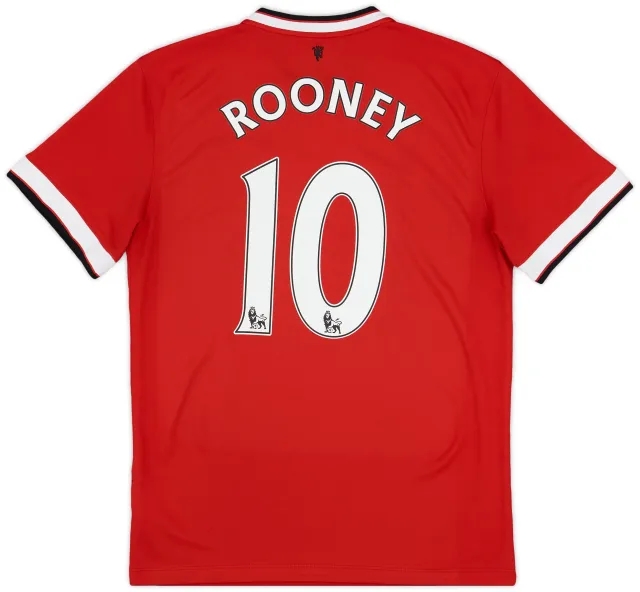 2014-15 Manchester United Home Shirt Rooney #10 - 6/10 - (M)