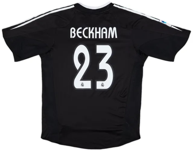 2004-05 Real Madrid Away Shirt Beckham #23 - 6/10 - (M)