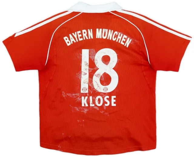 2006-07 Bayern Munich Home Shirt Klose #18 - 4/10 - (S.Boys)