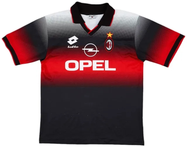 1996-97 AC Milan Lotto Training Shirt - 7/10 - (L)