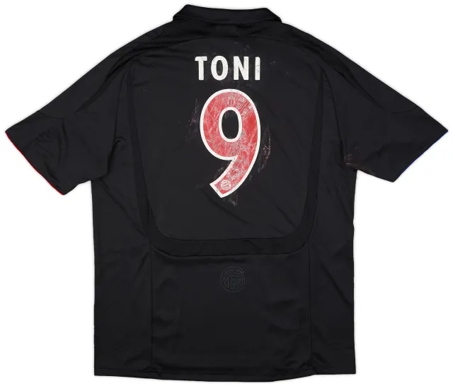 2007-09 Bayern Munich European Shirt Toni #9 - 4/10 - (L)
