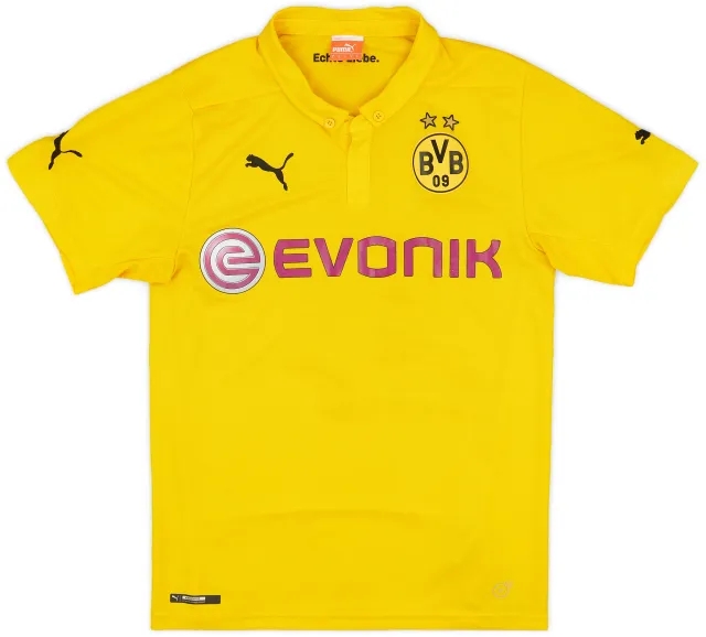2014-15 Borussia Dortmund CL Home Shirt - 8/10 - (S)