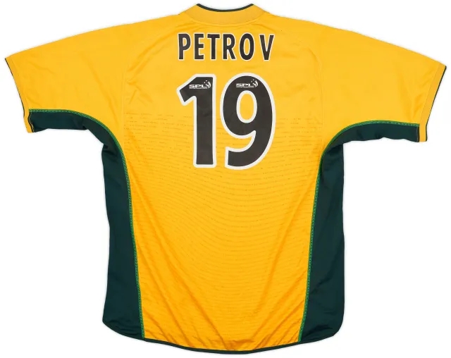 2002-03 Celtic Away Shirt Petrov #19 - 7/10 - (XL)