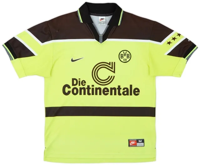 1997-98 Borussia Dortmund Home Shirt - 7/10 - (M)
