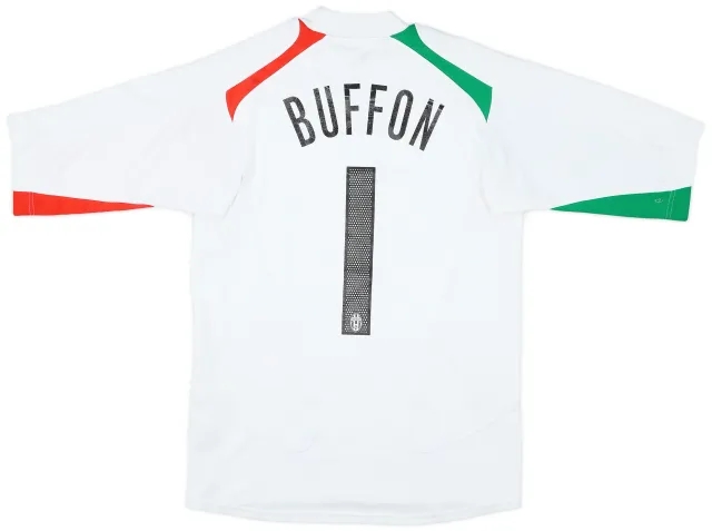 2005-06 Juventus GK S/S Shirt Buffon #1 - 7/10 - (S)