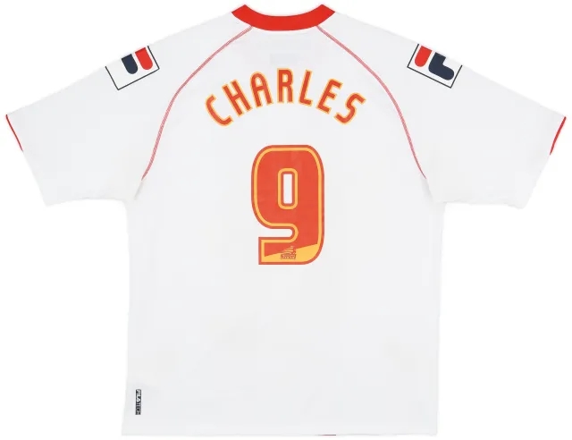 2014-15 Stevenage Home Shirt Charles #9 - 6/10 - (XXL)
