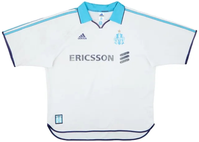 1999-00 Olympique Marseille Home Shirt - 5/10 - (XL)