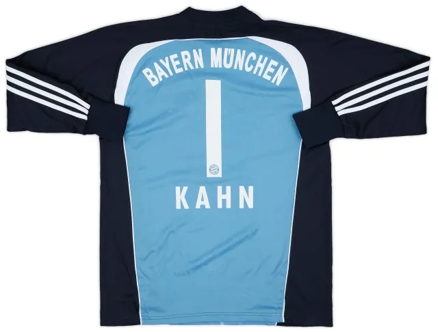2007-08 Bayern Munich GK Shirt Kahn #1 - 7/10 - (XL.Boys)