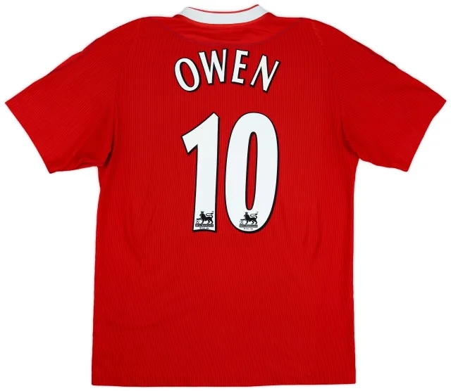 2002-04 Liverpool Home Shirt Owen #10 - 8/10 - (M)