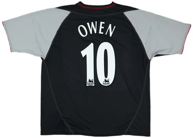 2002-04 Liverpool Away Shirt Owen #10 - 8/10 - (XL)