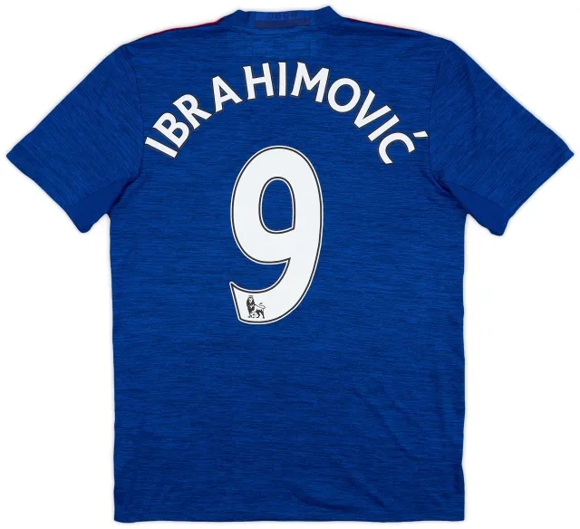 2016-17 Manchester United Away Shirt Ibrahimovic #9 - 8/10 - (M)