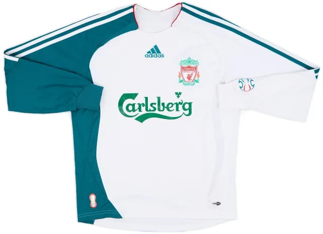 2006-07 Liverpool Third L/S Shirt - 8/10 - (L.Boys)