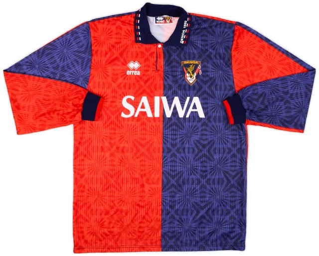 1992-93 Genoa Match Issue Home L/S Shirt #5