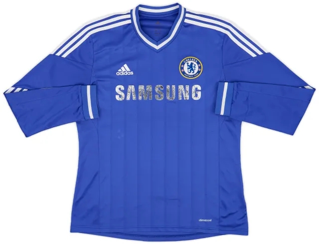2013-14 Chelsea Home L/S Shirt - 4/10 - (L)