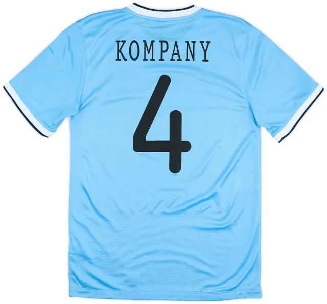 2013-14 Manchester City Home Shirt Kompany #4 - 8/10 - (S)