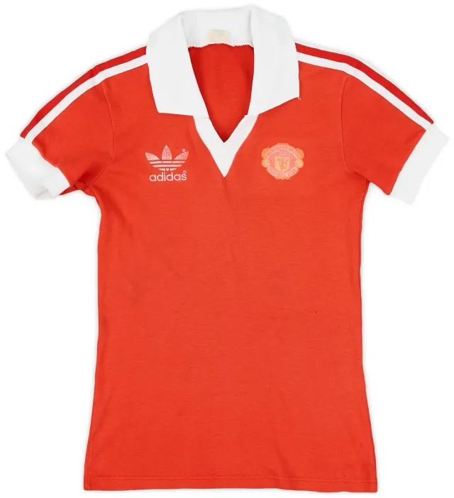 1980-82 Manchester United Home Shirt - 6/10 - (M.Boys)