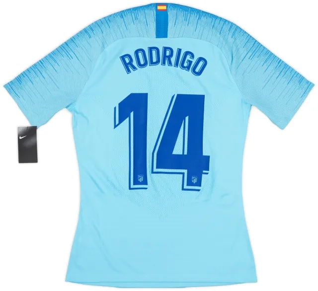 2018-19 Atletico Madrid Player Issue Away Shirt Rodrigo #14 (M)