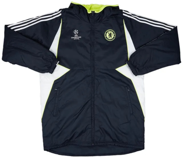 2007-08 Chelsea adidas CL Padded Bench Coat - 8/10 - (XL)