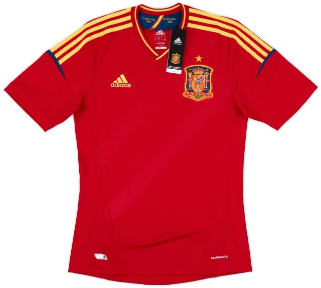 2011-12 Spain Home Shirt (S)