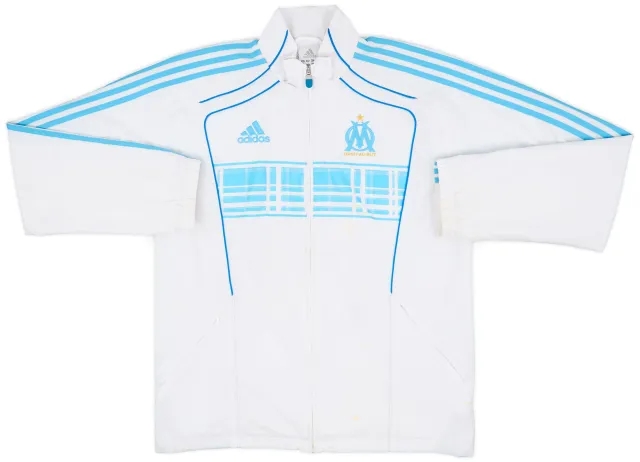 2010-11 Olympique Marseille adidas Track Jacket - 5/10 - (M/L)