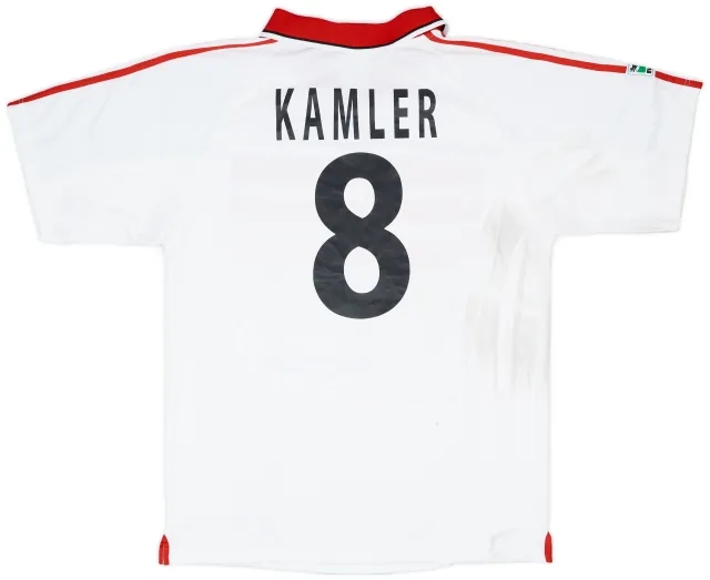 2001 DC United Match Issue Away Shirt Kamler #8