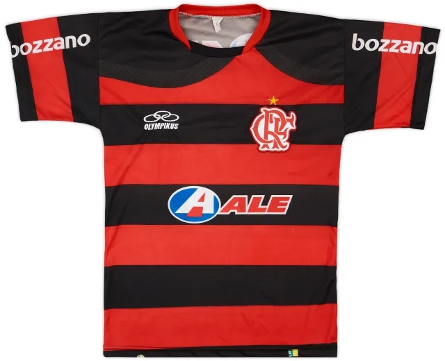 2009-10 Flamengo Home Shirt #10 - 8/10 - (XL.Boys)