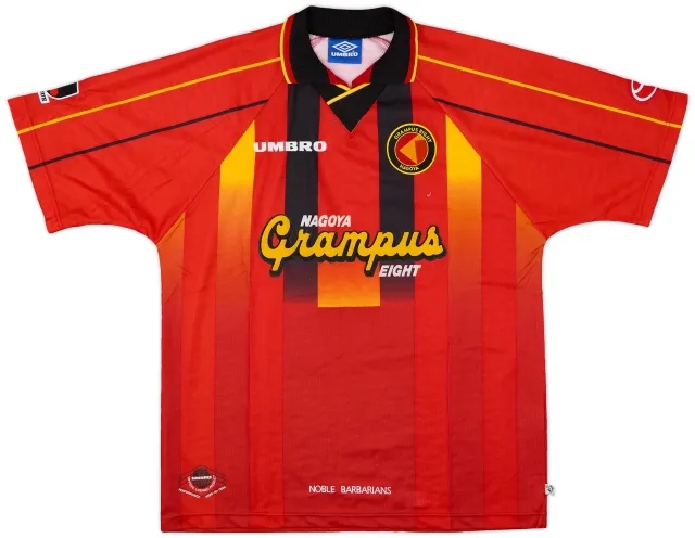 1996-98 Nagoya Grampus Eight Home Shirt - 9/10 - (L)