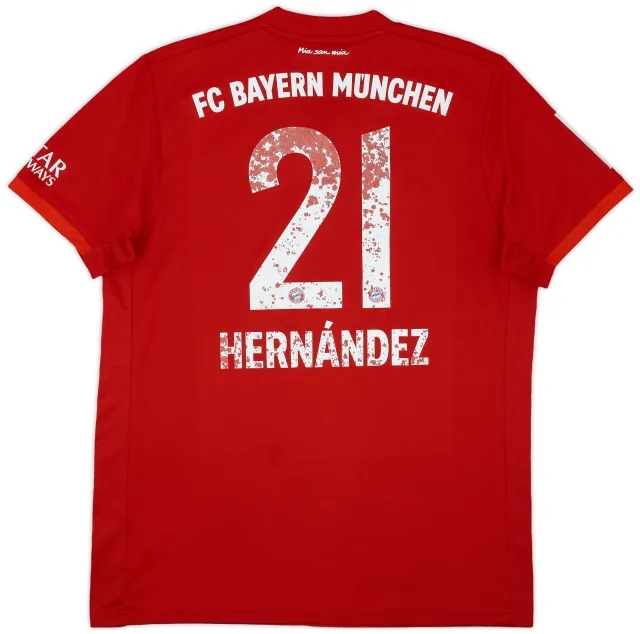 2019-20 Bayern Munich Home Shirt Hernandez #21 - 4/10 - (L)