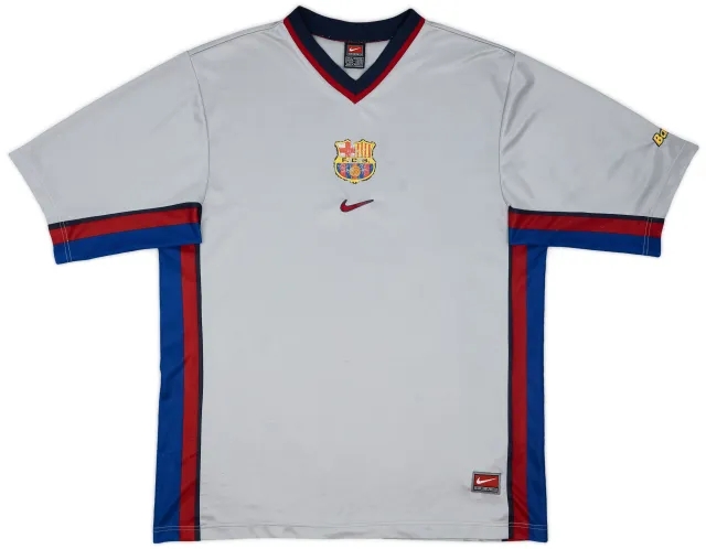 1998-01 Barcelona Basic Away Shirt - 5/10 - (XL)