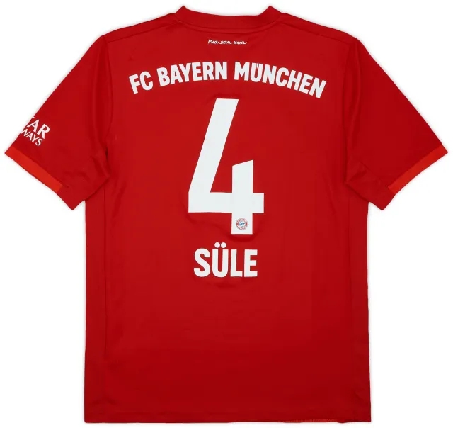 2019-20 Bayern Munich Home Shirt Sule #4 - 8/10 - (XL.Boys)