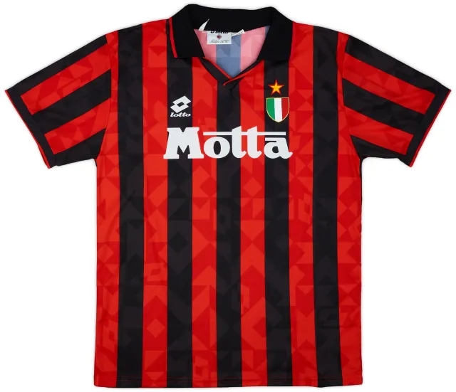 1993-94 AC Milan Home Shirt - 9/10 - (XXL)