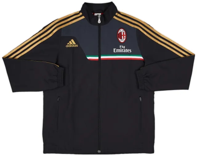 2013-14 AC Milan adidas Track Jacket - 8/10 - (XL.Boys)