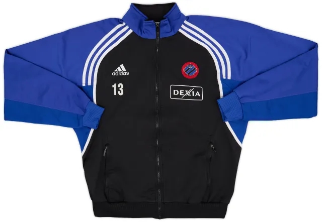 2000-01 Club Brugge adidas Player Issue Track Jacket #13 - 7/10 - (L/XL)