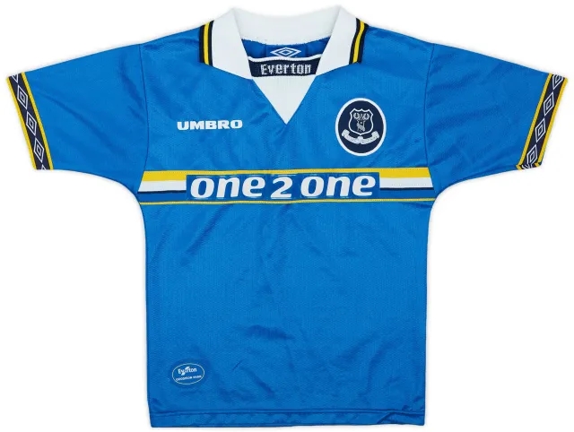 1997-99 Everton Home Shirt - 8/10 - (6-7 Years)