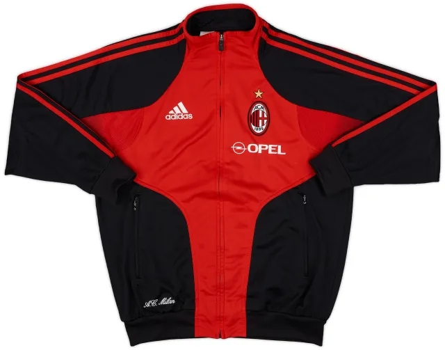 2004-05 AC Milan adidas Track Jacket - 8/10 - (XL.Boys)
