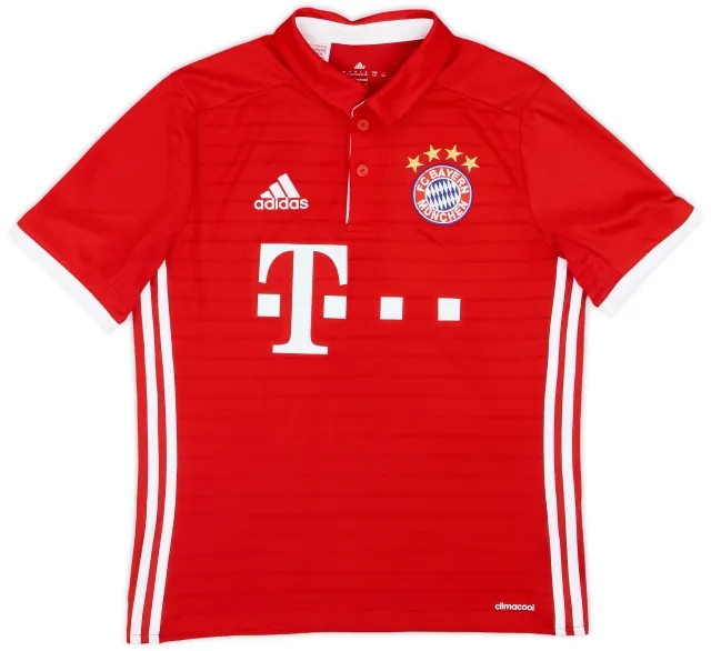 2016-17 Bayern Munich Home Shirt - 10/10 - (L.Boys)