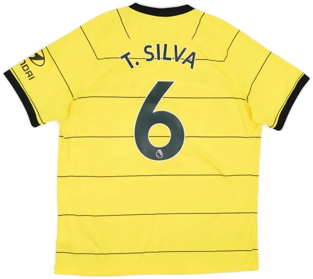 2021-22 Chelsea Away Shirt T.Silva #6 - 7/10 - (XL)