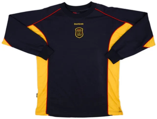 1999-00 Liverpool Reebok Sweat Top - 8/10 - (L)
