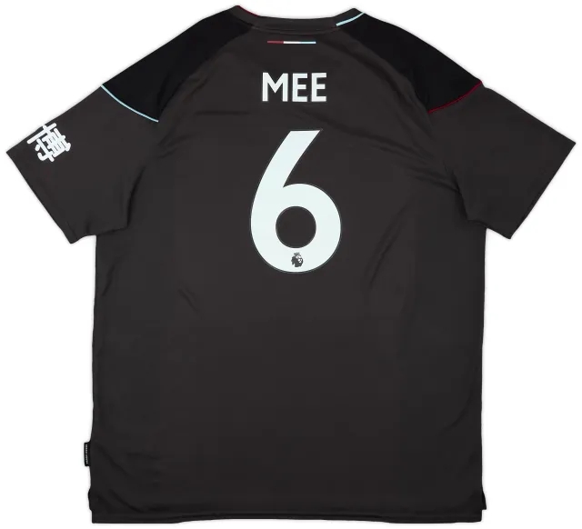 2020-21 Burnley Away Shirt Mee #6 - 9/10 - (XXL)