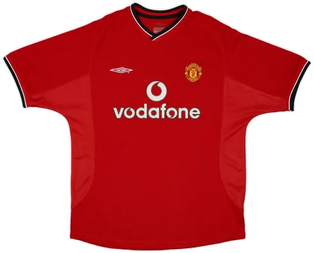 2000-02 Manchester United Home Shirt - 5/10 - (XL)